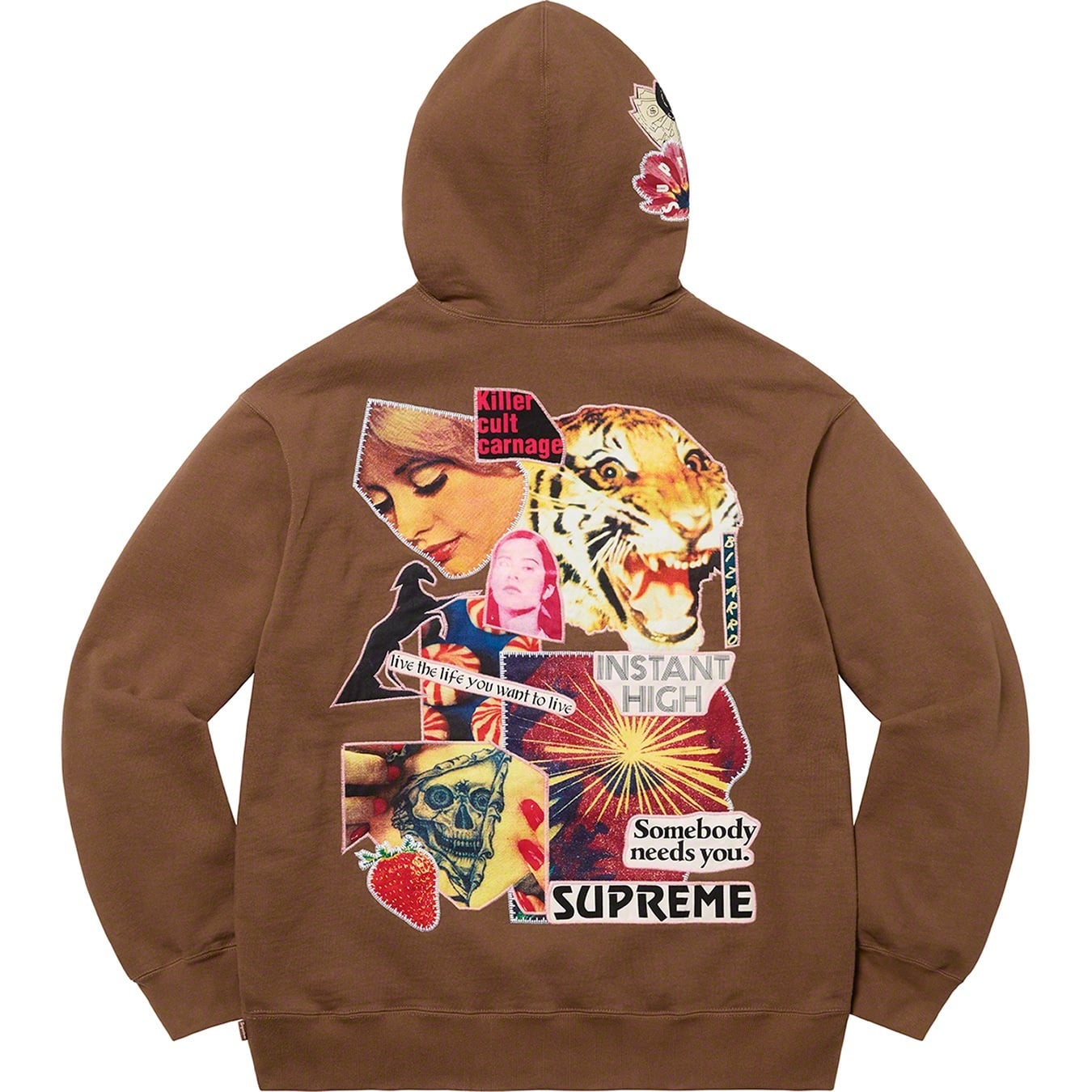 Instant High Patches Hooded Sweatshirt view 8